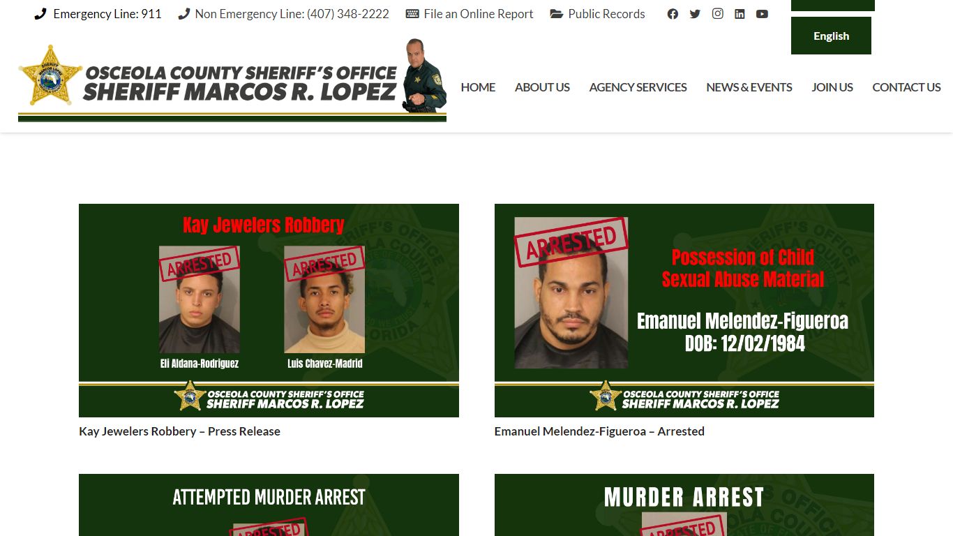 Arrests Archives - Osceola County Sheriff's Office - OCSO